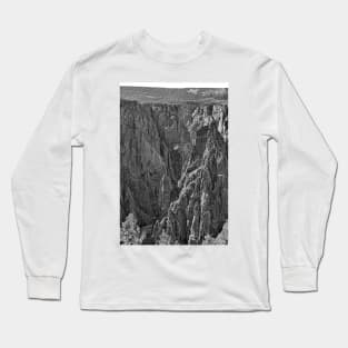 Black Canyon of the Gunnison 2 BW Long Sleeve T-Shirt